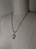 Art Deco Rhodium + Gold Plated Necklace