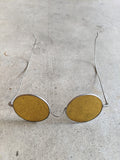 1910s-1920s Amber Tinted Willson Glasses in Case