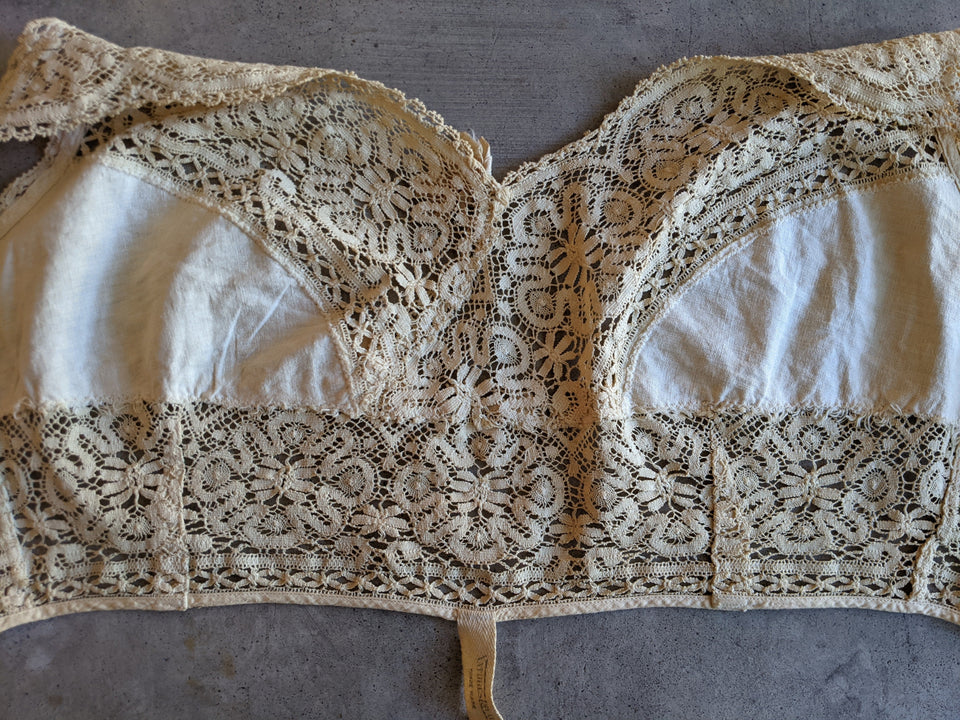1910s Cotton Lace Brassiere