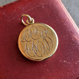 c. 1900s Art Nouveau 14k Gold Fairy Locket