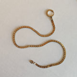19th c. Gold Filled Book Chain with Large Clasp