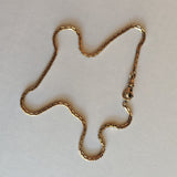 Late 19th c. Gold Filled Square Link Watch Chain