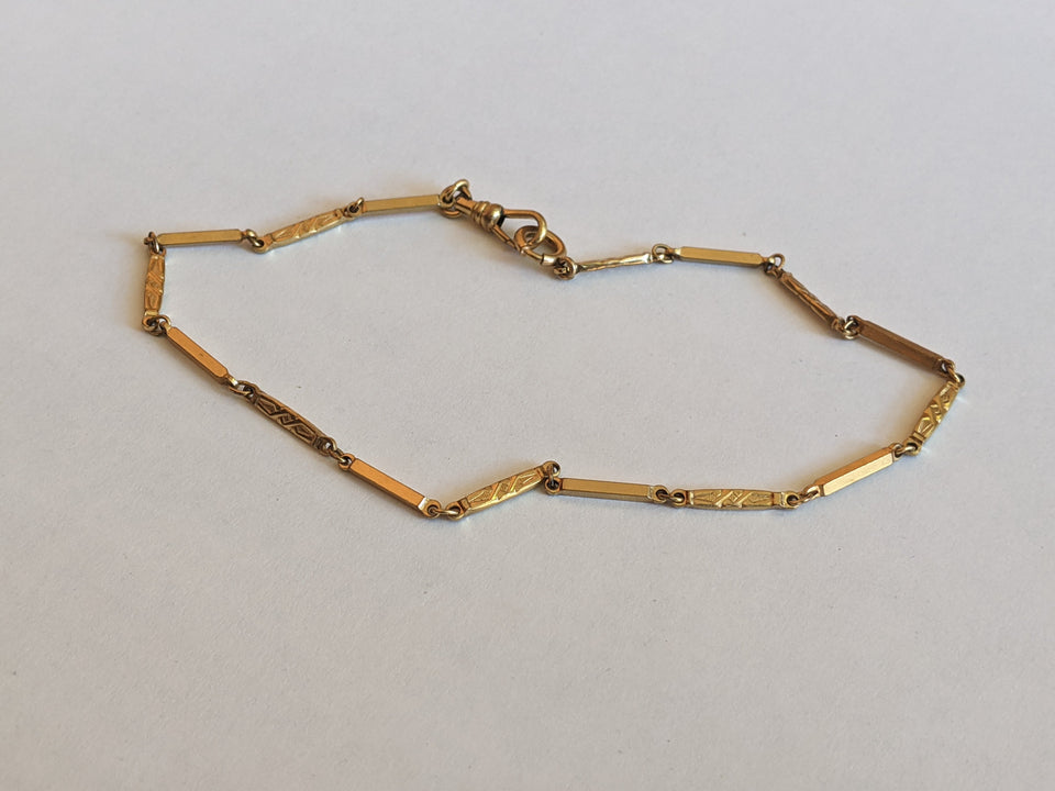Late 19th c. Gold Filled Watch Chain Choker