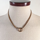 19th c. Gold Filled Book Chain with Large Clasp