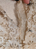 c. 1900 Silk Lace Bodice