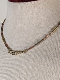 19th c. Tri-Gold Filled Watch Chain / Necklace