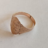 c. 1804 14k Gold Posy Ring "Remember the Giver"