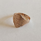 c. 1804 14k Gold Posy Ring "Remember the Giver"