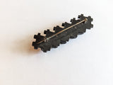 1910s-1920s Thermoplastic + French Jet Brooch