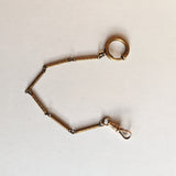 19th c. Gold Filled Short Watch Chain | 7"
