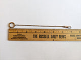 19th c. Gold Filled Short Watch Chain | 7"