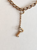 Gold Filled Charm Bracelet | Boot, Scissors, Key