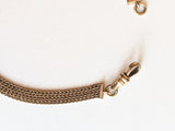 19th c. Short T-Bar Watch Chain w/ Slide | 10.25"