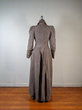 c. 1890s Tweed Coat w/ Capelet