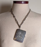 1900s-1910s Oversized Sterling Silver Locket