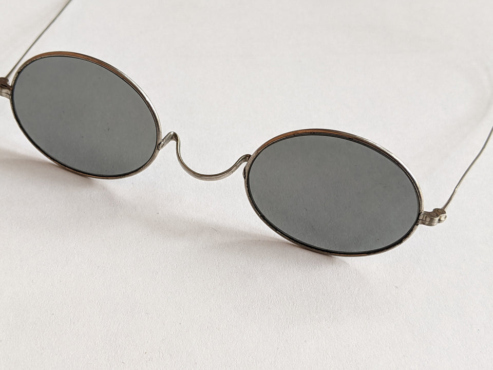 1890s-1900s Tinted Eyeglasses with Case