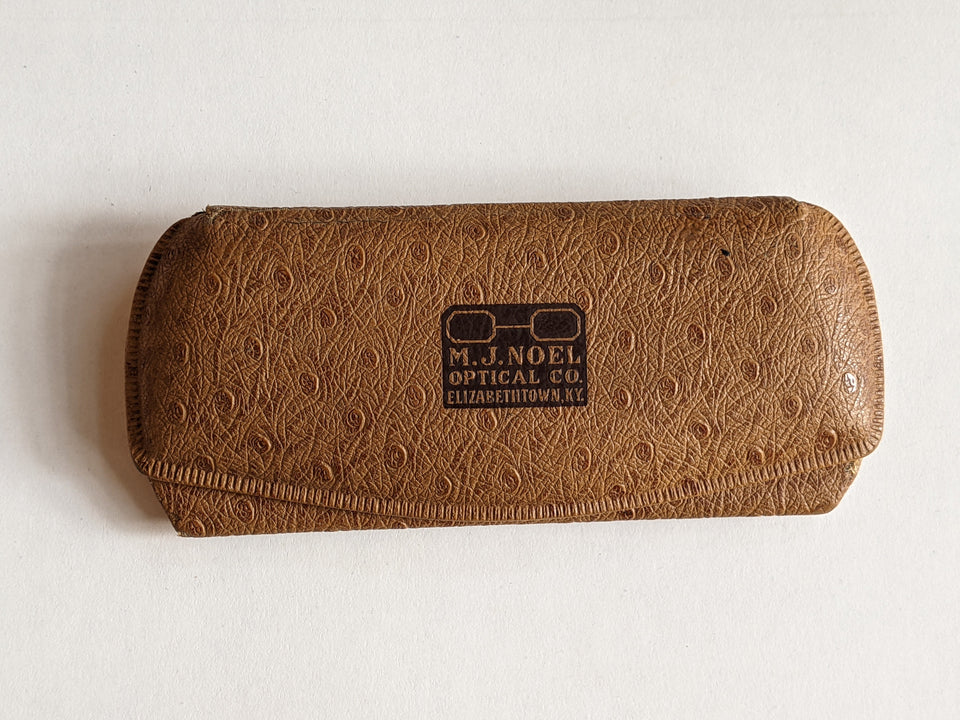 1890s-1900s Tinted Eyeglasses with Case