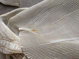 1900s Ethereal Silk Pleated Dress
