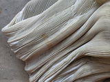 1900s Ethereal Silk Pleated Dress