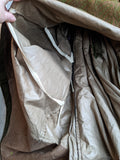 1890s Green Wool + Silk Dress