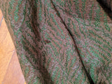 1890s Green Wool + Silk Dress