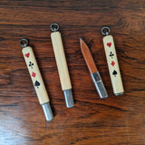 c. 1920s-30s Celluloid Bridge Pencil Pendant