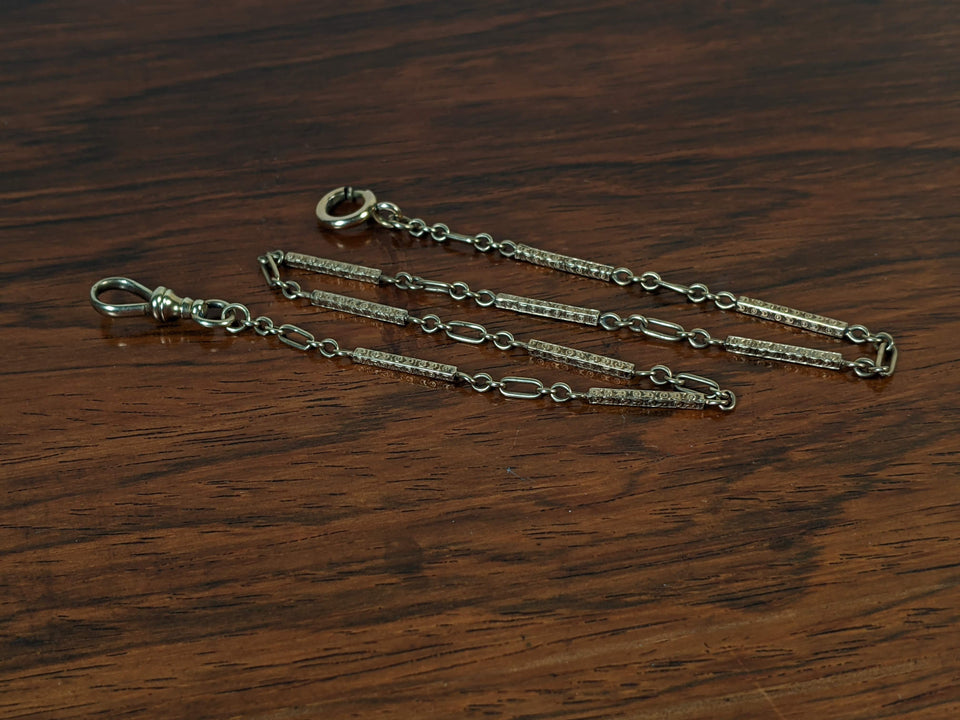 c. 1900s-1910s 14k Gold Watch Chain | 13 1/8"