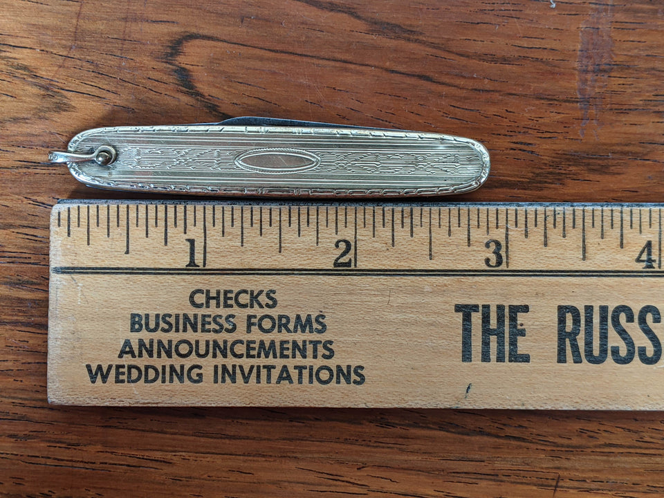 c. 1900s-1910s Gold Filled Pocket Knife Pendant
