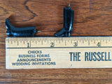 c. 1920s-1930s Compressed Coal Boot Charms