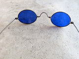 c. 1890s-1900s Cobalt Blue Tinted Glasses