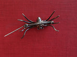 RESERVED | c. Late 19th Century Silver Spider Brooch