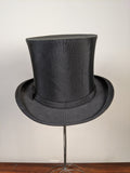 c. 1920s Silk Faille Collapsible Top Hat