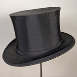 c. 1920s Silk Faille Collapsible Top Hat