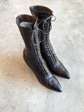 c. 1910s-1920s Louis Heel Boots | Approx Sz. 7.5-8