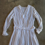 1910s B. Altman Cotton Dress