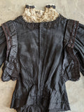 c. 1900s Cotton + Silk Shirtwaist | Study + Pattern / Repair