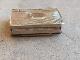 19th c. Silver Plated Book Vesta Case Pendant