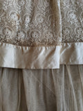c. 1916 Net Lace + Silk Dress