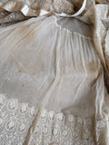 c. 1916 Net Lace + Silk Dress
