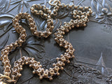Solid Silver Victorian Book Chain Necklace + Locket