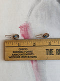 c. 1890s 9k Gold Forget Me Not Earrings