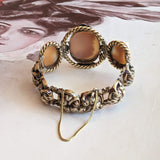 19th c. 14k Gold Cameo Bracelet - The Three Graces