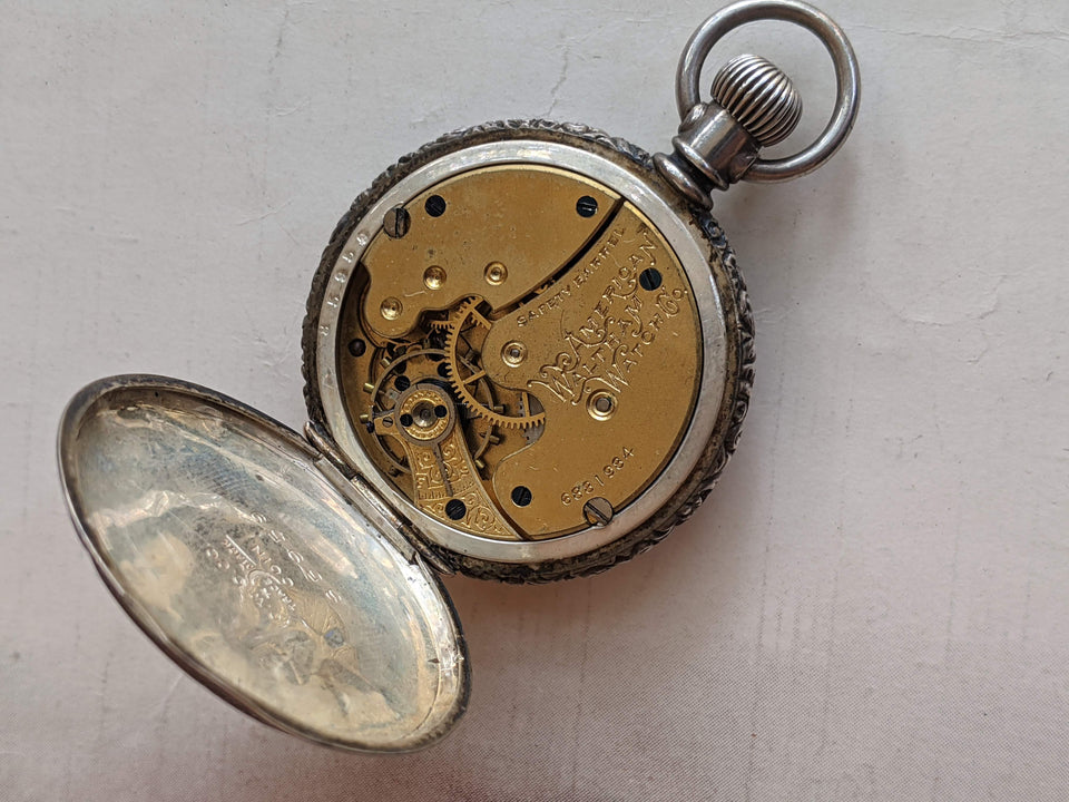 c. 1890s Coin Silver Pocket Watch