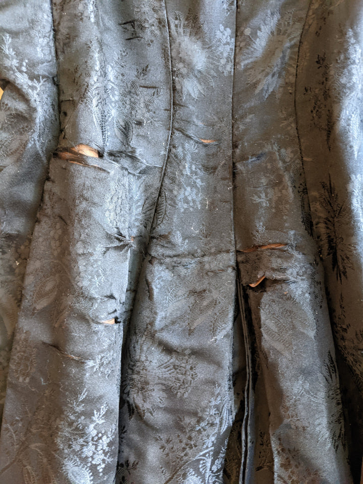c. 1870s-1880s Silk Wrapper Dress | Study + Display