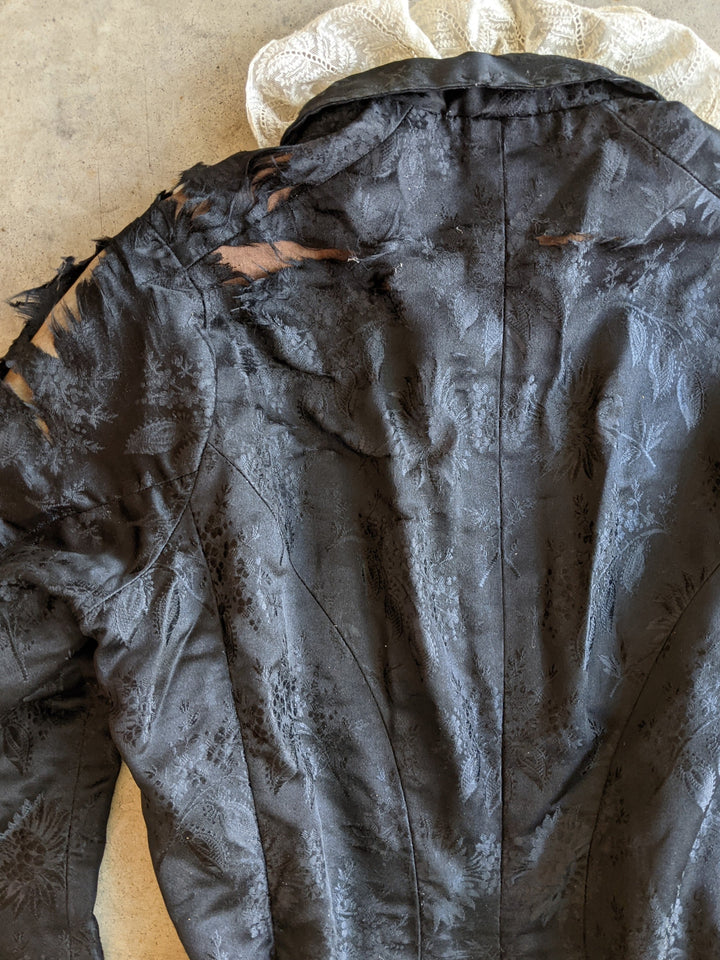 c. 1870s-1880s Silk Wrapper Dress | Study + Display