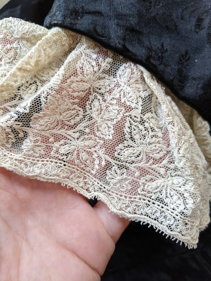 c. 1870s-1880s Silk Wrapper Dress | Study + Display