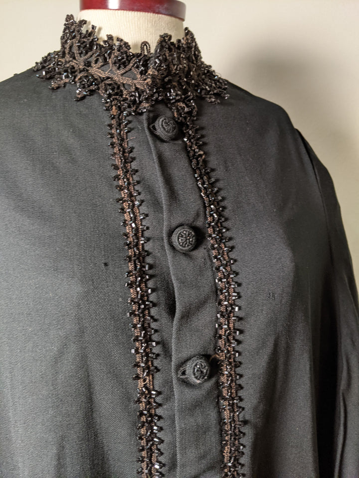 c. 1870s-1880s Beaded Mantle