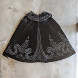 c. 1890s Silk Velvet Cape | Study, Display, Repair