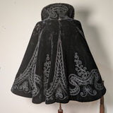 c. 1890s Silk Velvet Cape | Study, Display, Repair