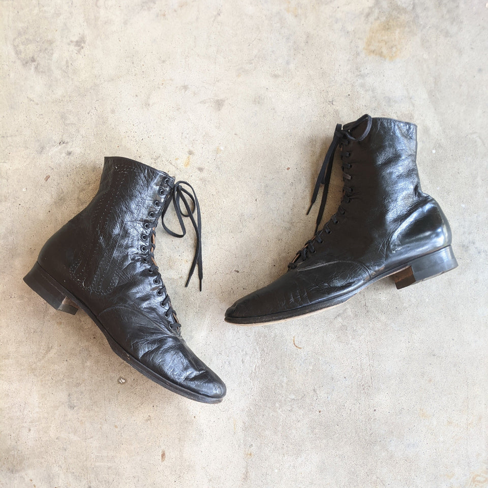 c. 1930s Boots | Approx Sz 8.5-9